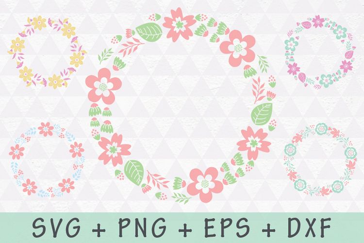 Floral Wreath and Flourishes set example image 1