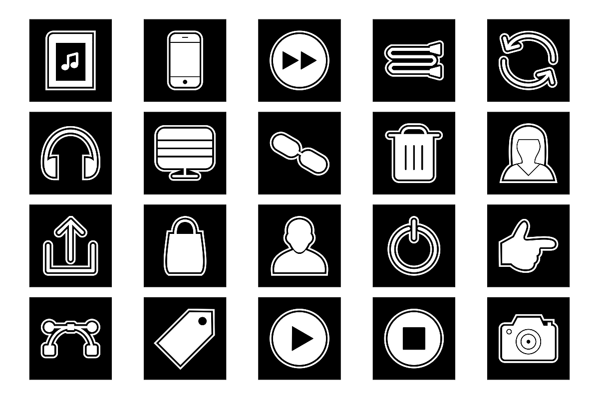 Set Of Multimedia Icons example image 1