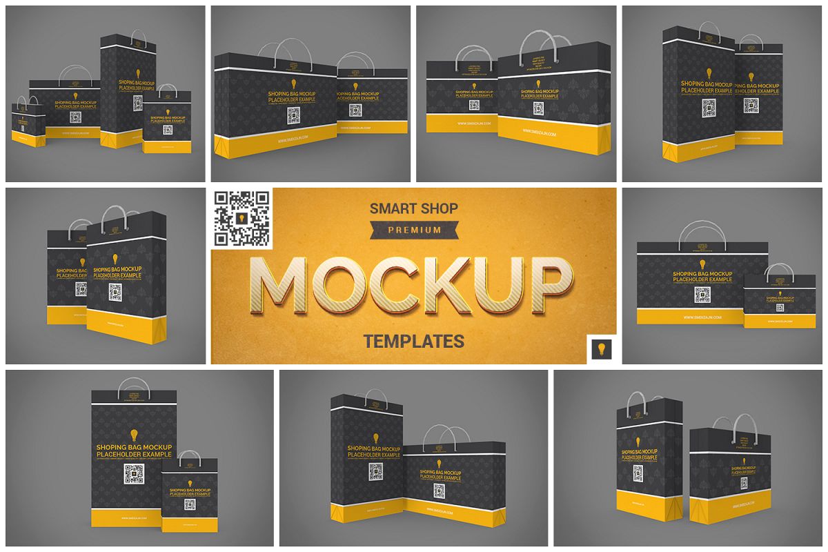Shopping Bag Mock-up example image 1