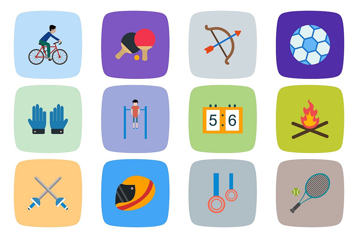 Set Of Sports And Game Icons example image 1