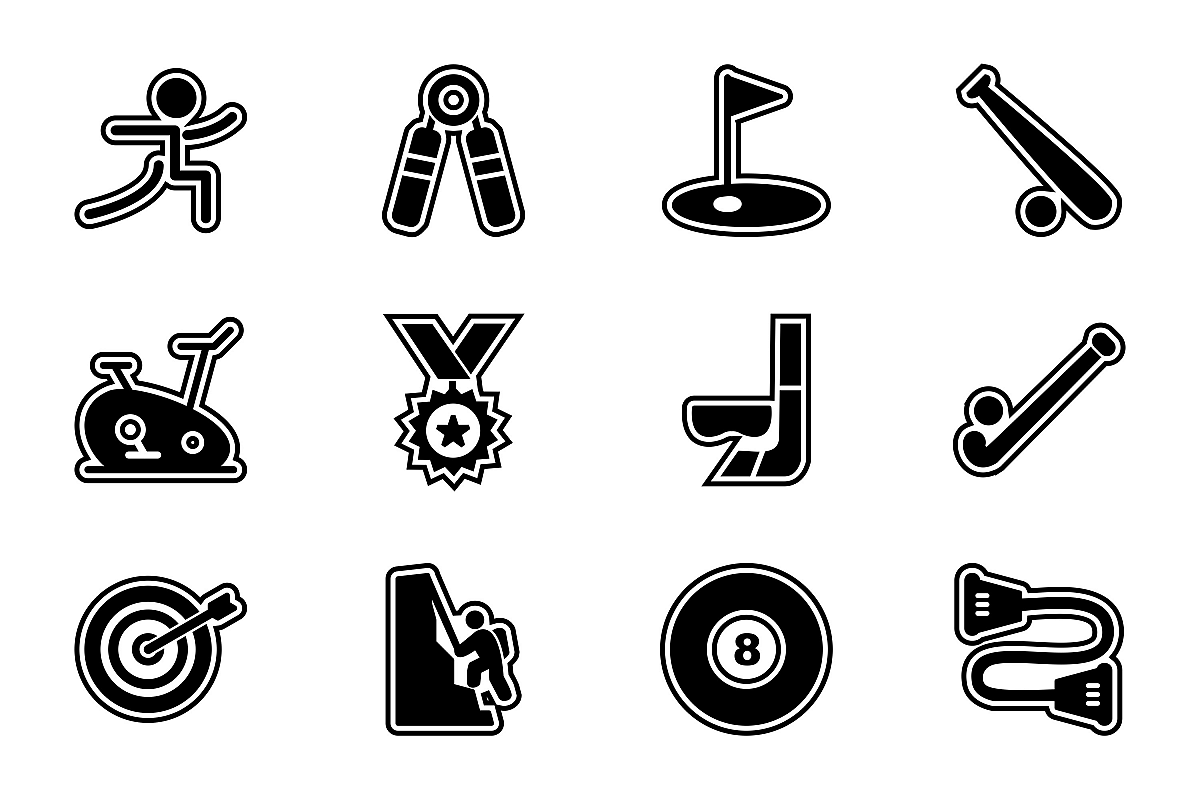 Set Of Sports And Game Icons example image 1
