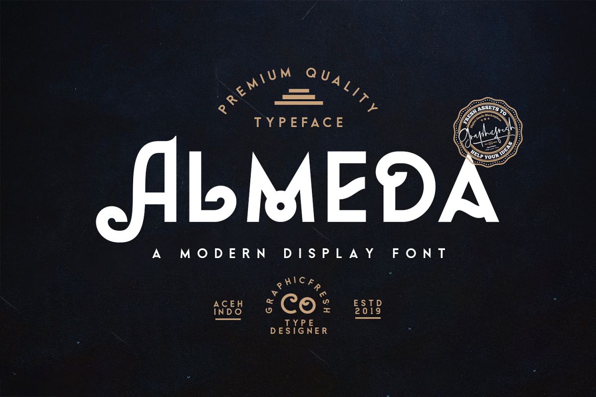 Almeda // A Modern Vintage Font example image 1