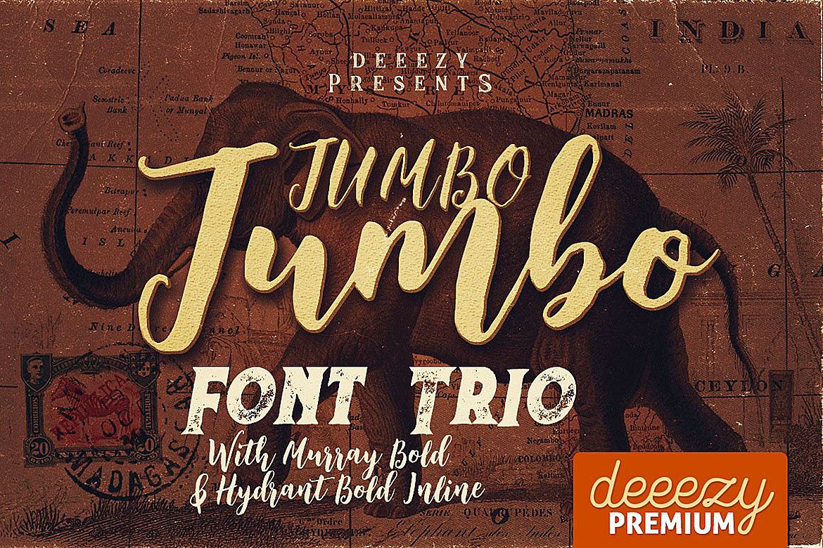 Jumbo Font Trio example image 1