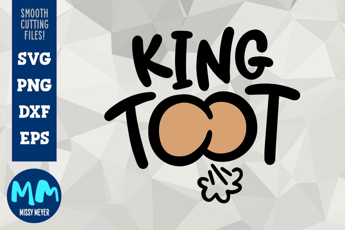 King Toot - Hand-Lettered Cut File Design example image 1