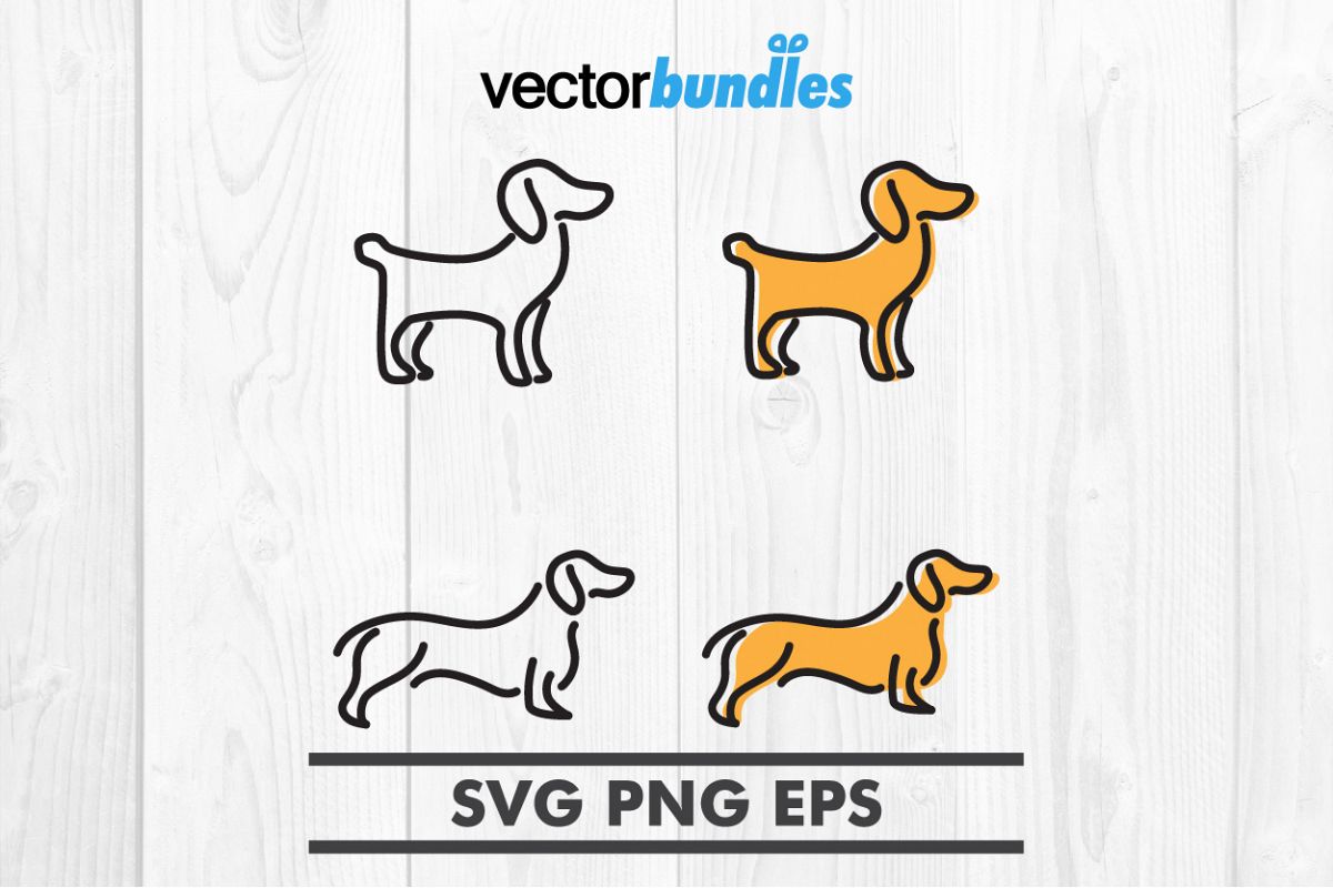 Dog animal clip art svg example image 1