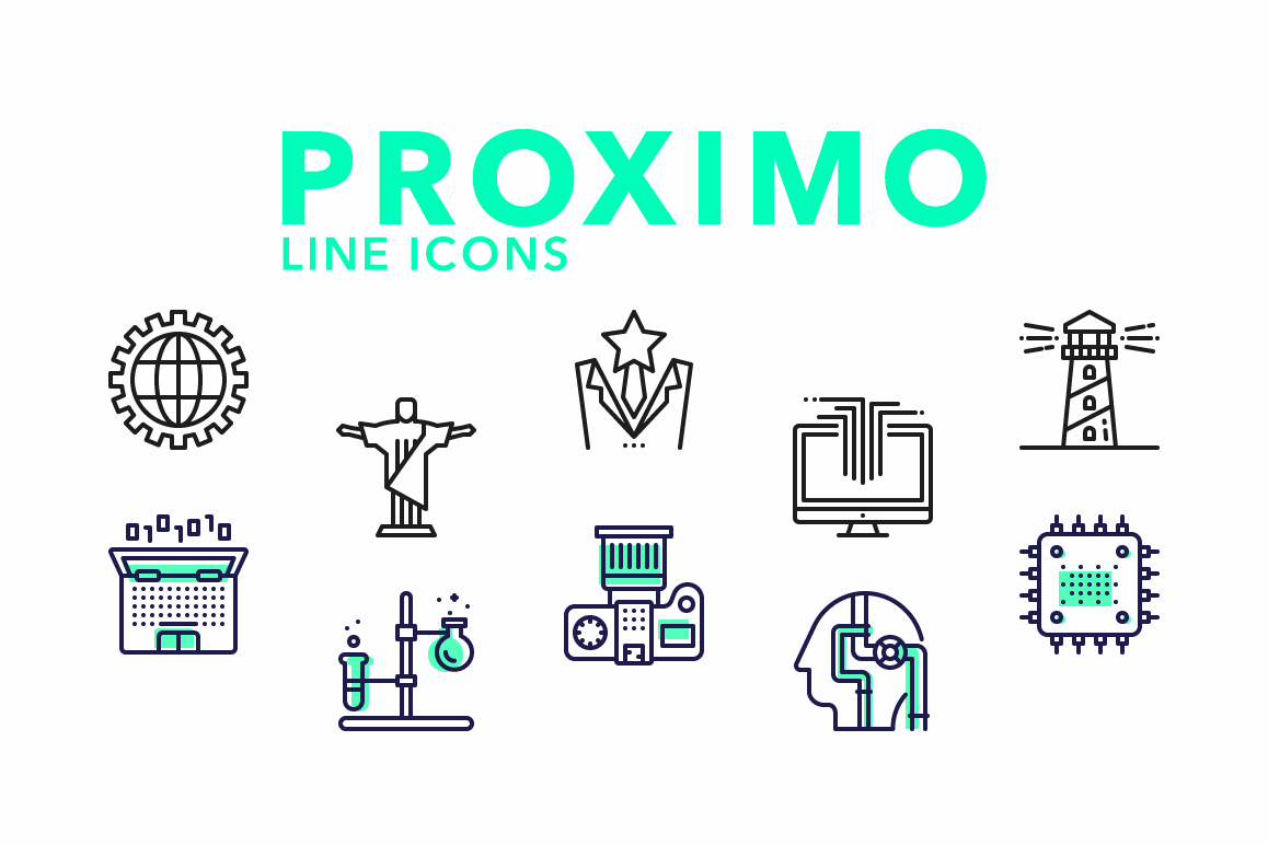 Proximo Line Icons example image 1