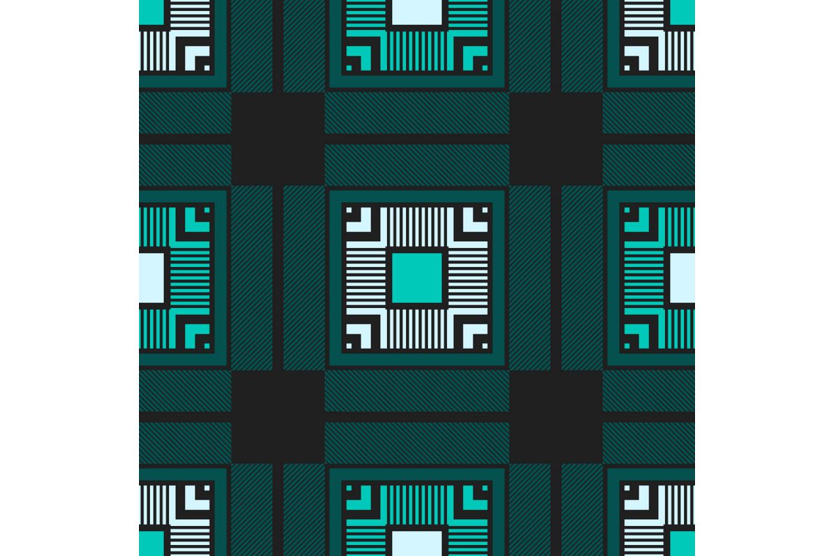 Tartan texture. Set of 10 seamless patterns. example image 1