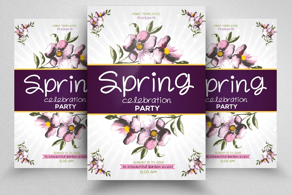 Spring Flyer Template example image 1