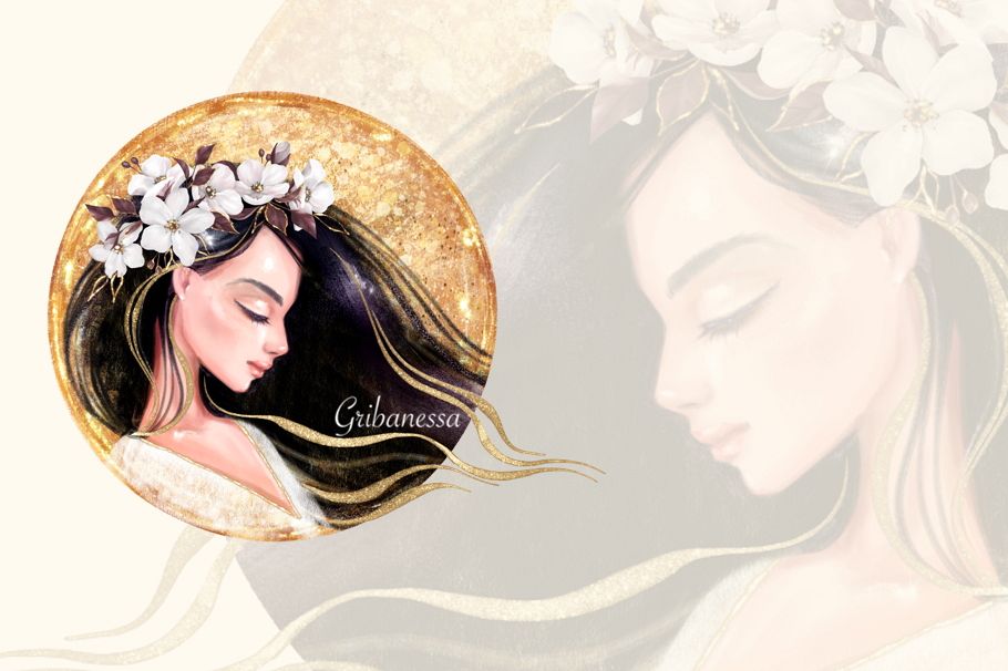 Beautiful brunette example image 1
