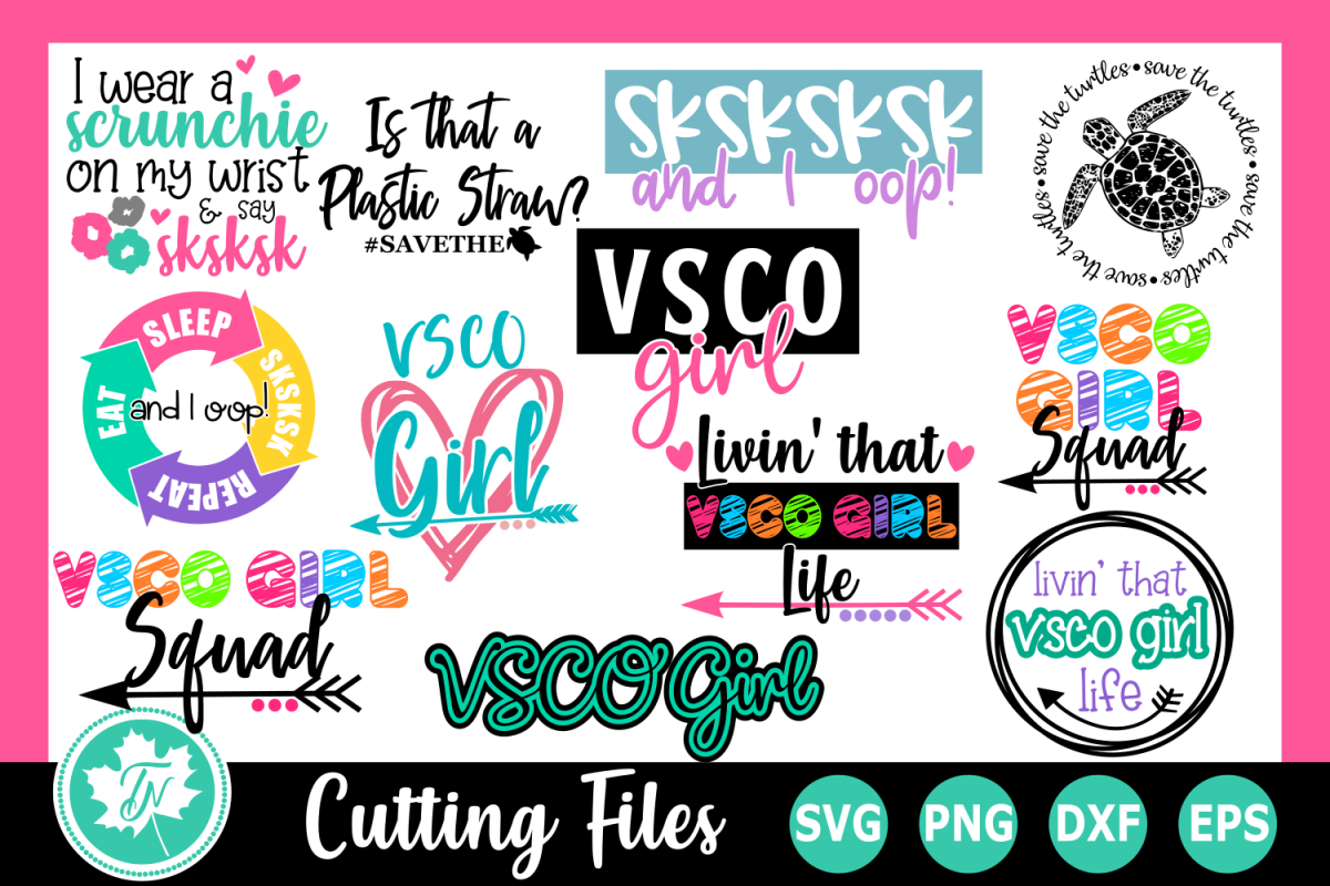 Vsco Girl Svg Bundle