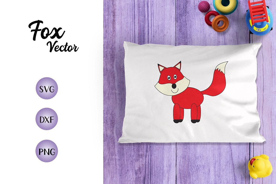 Red Fox SVG Dxf PNG- For Crafters example image 1