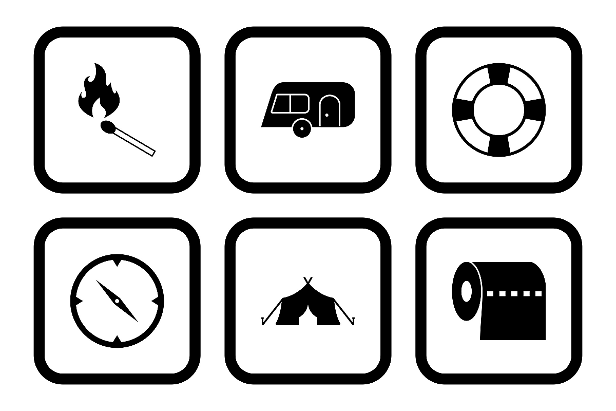 Download Set Of Camping Icons