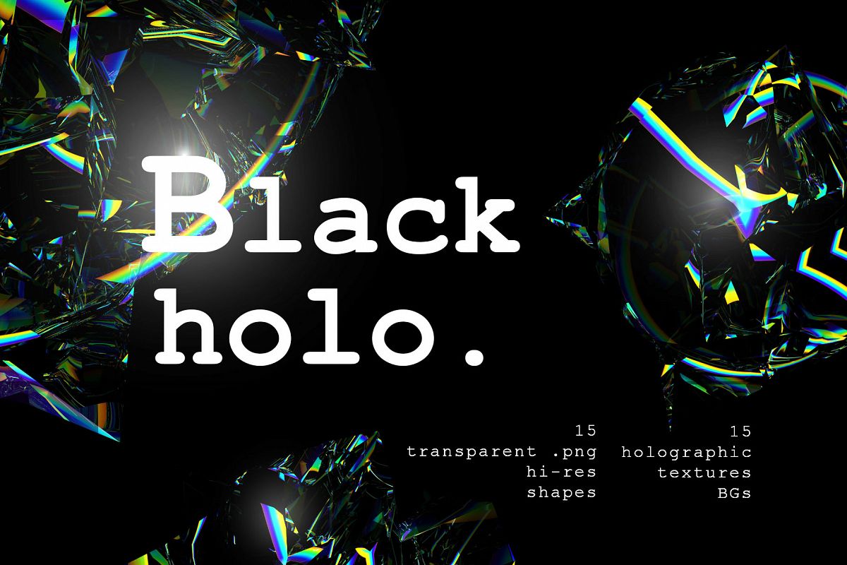 Holographic Shapes and Textures example image 1