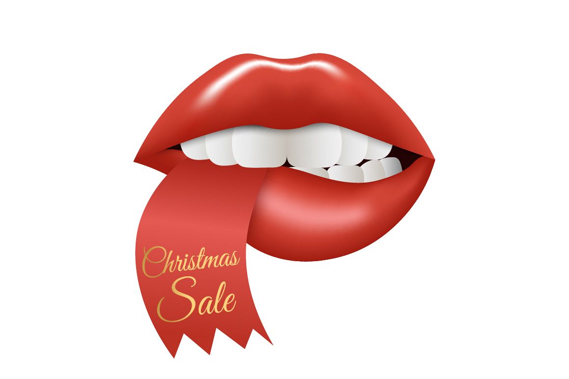 Christmas Sale. Lips example image 1