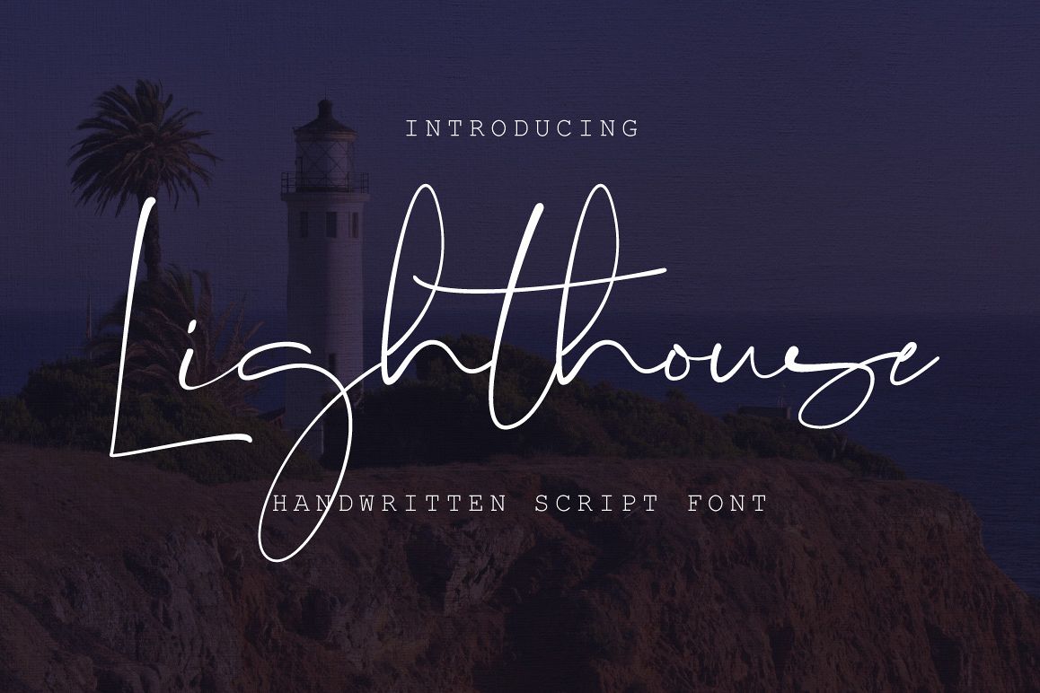 Lighthouse Script Font example image 1
