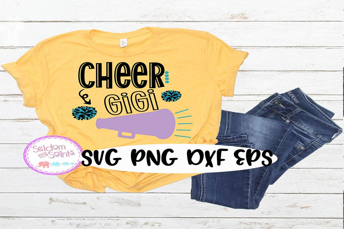 Cheer Gigi SVG PNG DXF EPS example image 1