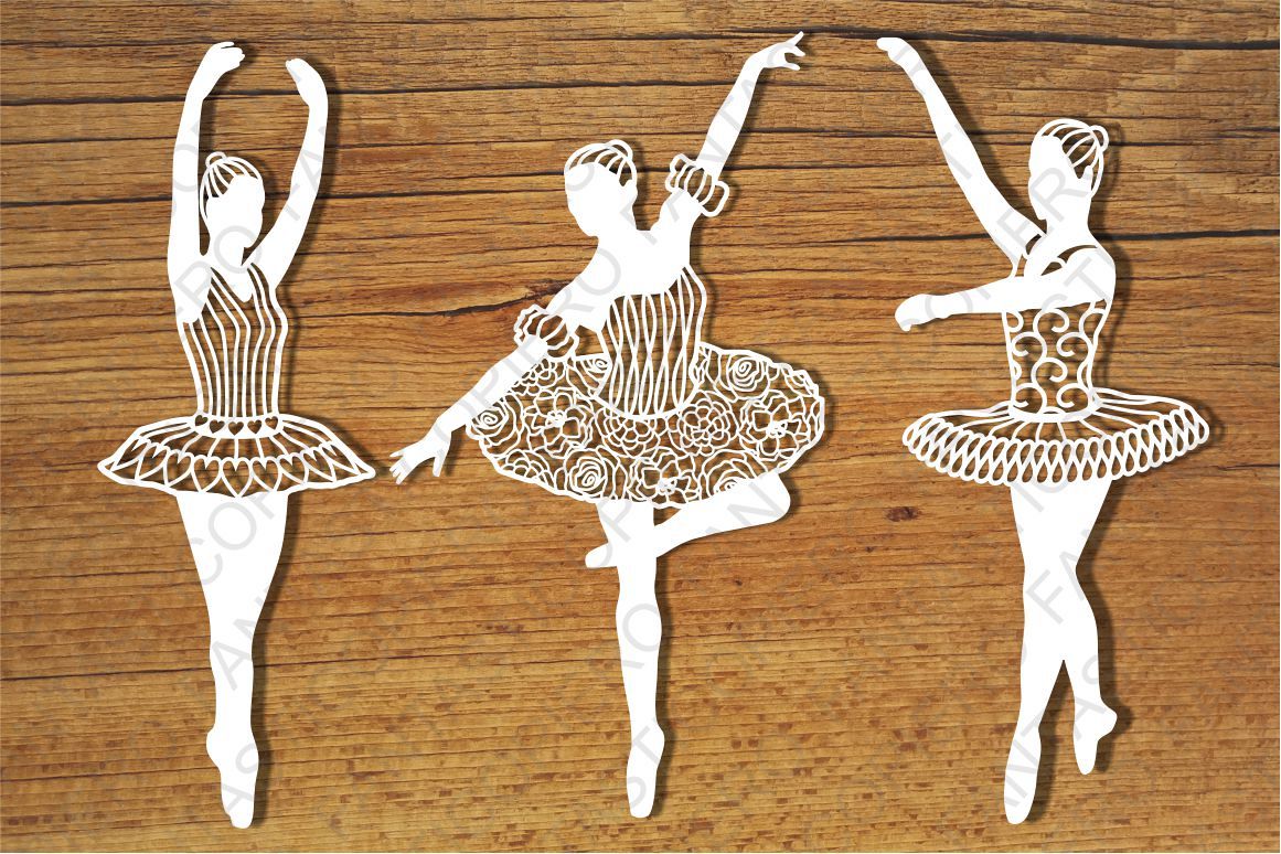 Classic Dancer SVG cutting files for Silhouette and Cricut. example image 1