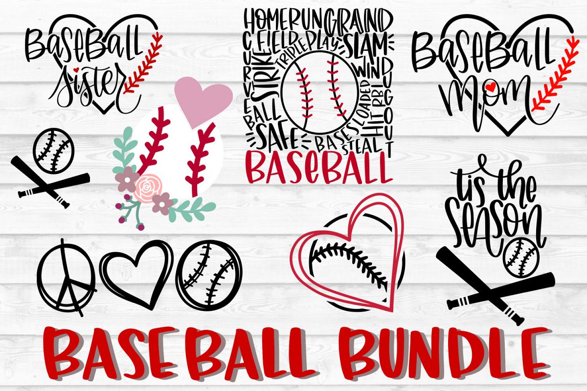 Download Baseball Bundle SVG, Baseball SVG, PNG, DXF, Baseball Cut