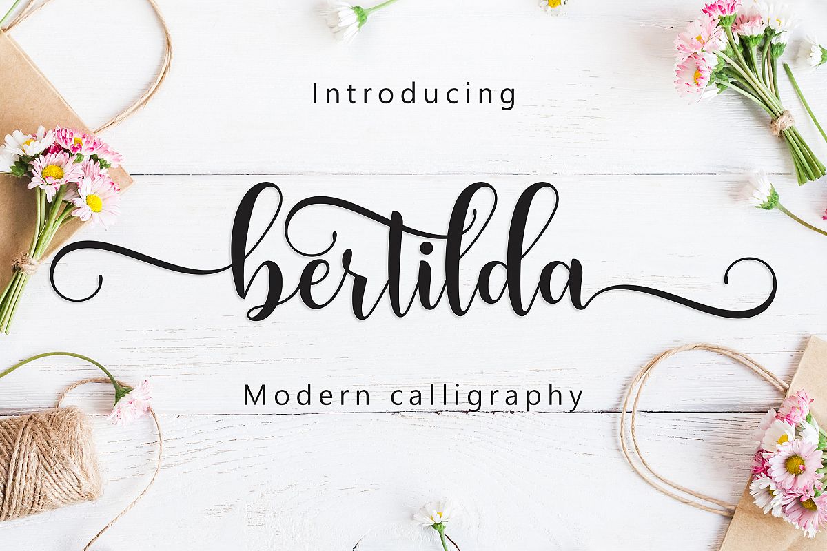 Bertilda Script example image 1