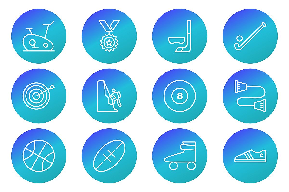 Set Of Sports And Game Icons example image 1