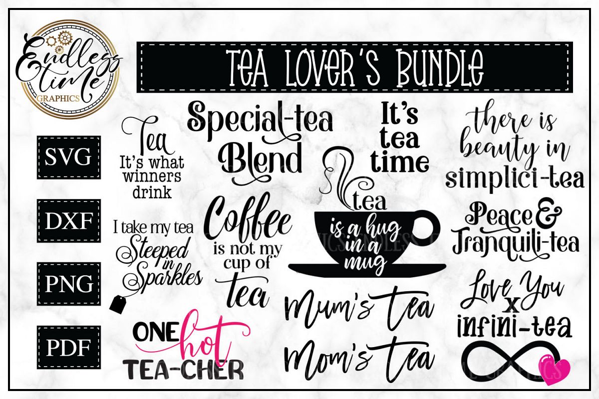 Download Tea-rific SVG Bundle for Tea Lovers