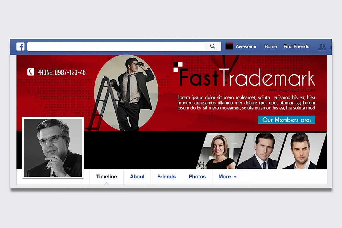 Business Facebook Timeline Cover example image 1