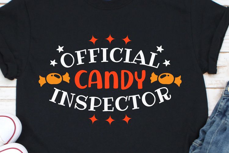 Offical Candy Inspector Svg, Halloween Svg, Candy Svg example image 1