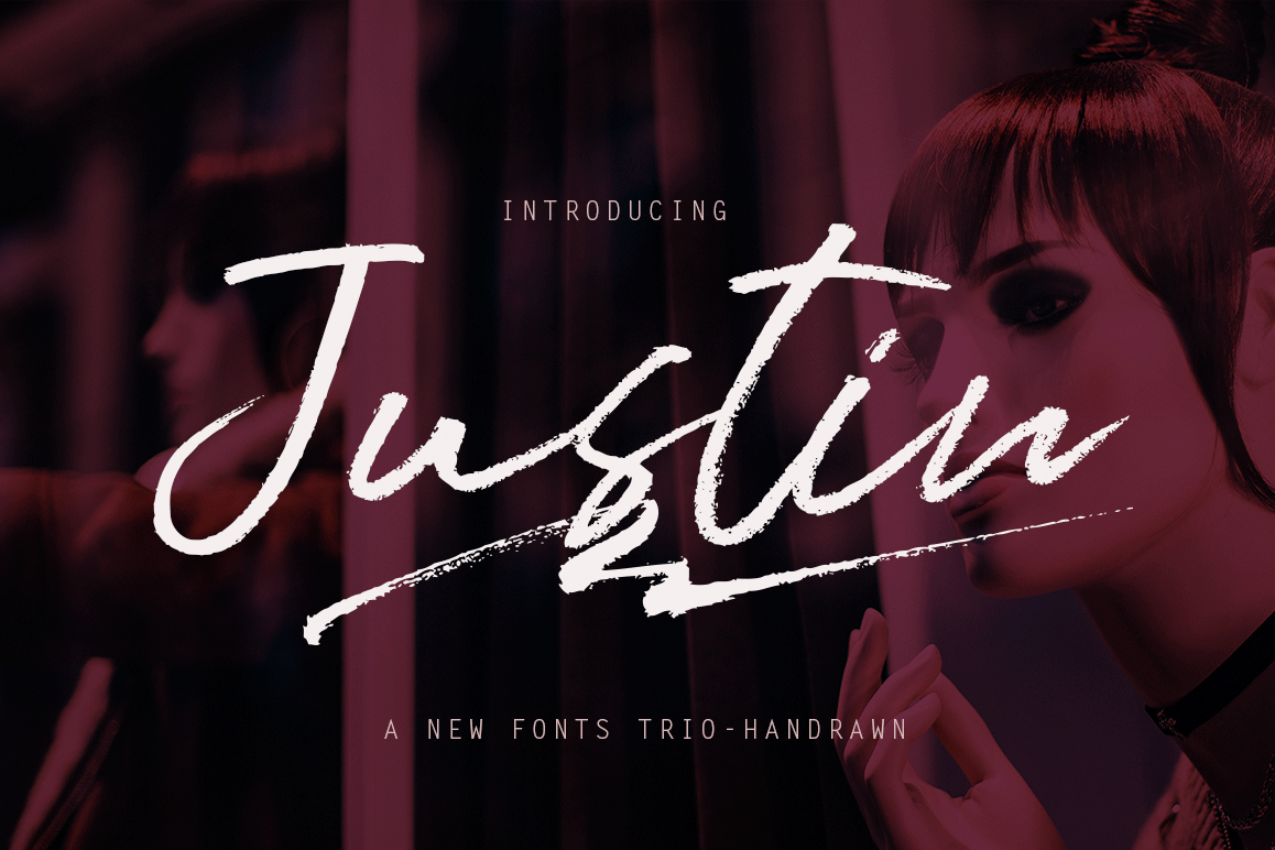 Justin (FontsTrio+swash) example image 1