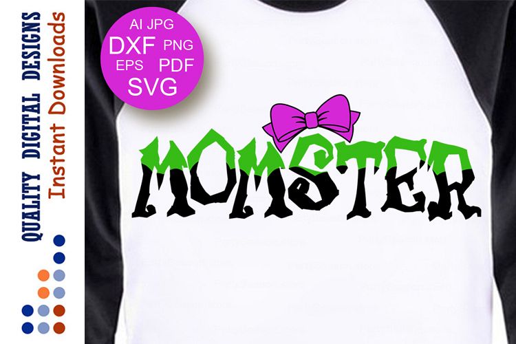 Download Momster svg Halloween svg Monster svg Mom shirt svg