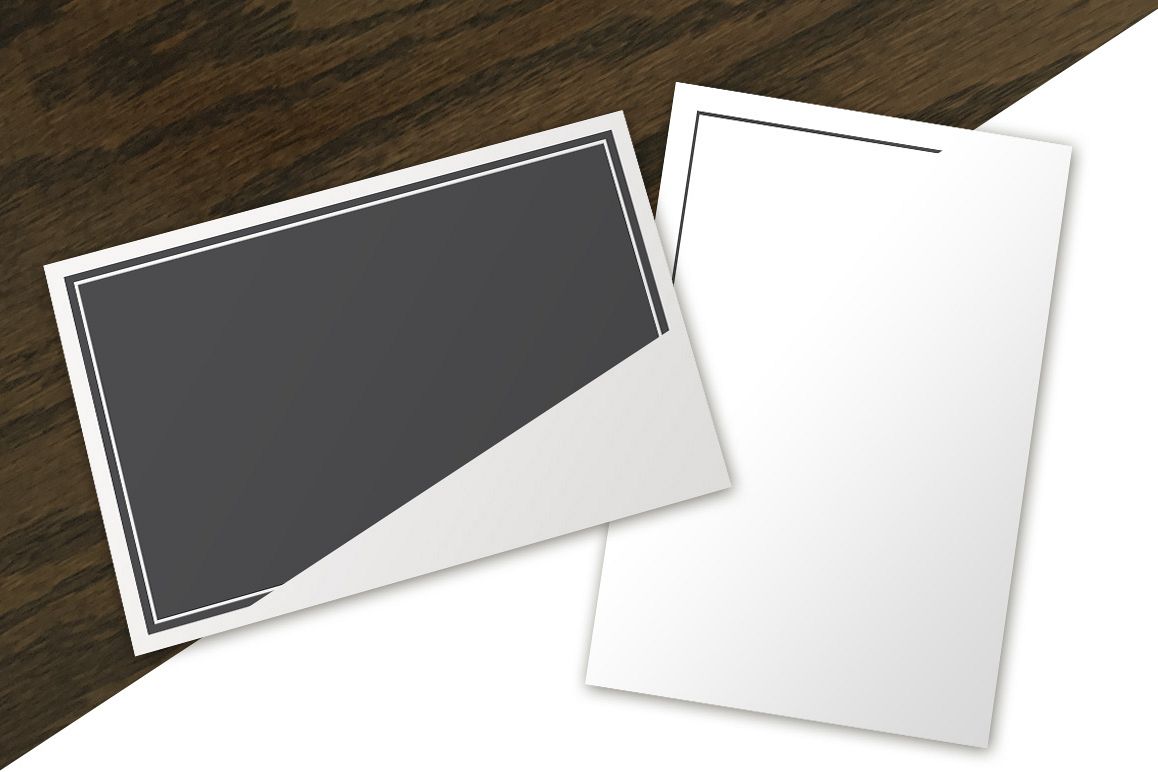 Postcard Mockup : Top-View Collection example image 1
