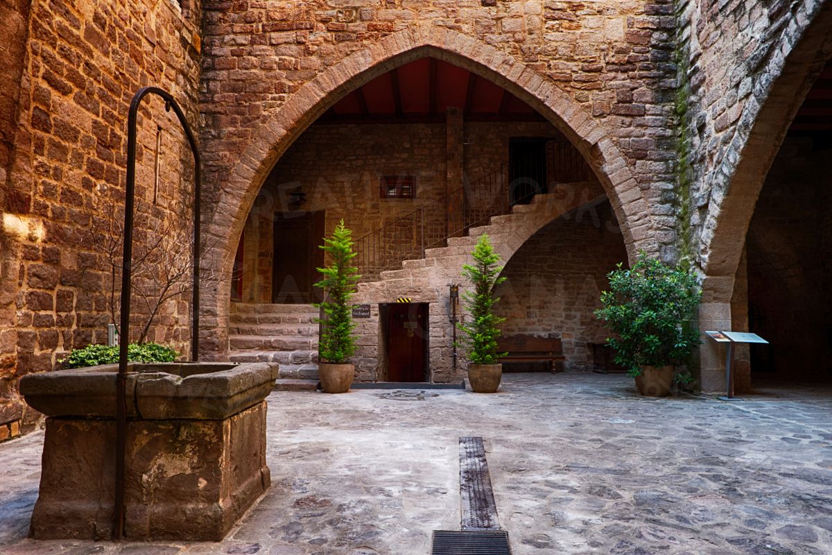 Inner Courtyard Of Cardona Castle 5 - Photo example image 1