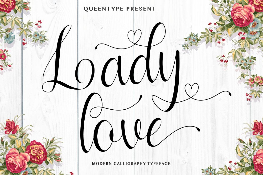 Ladylove Script example image 1