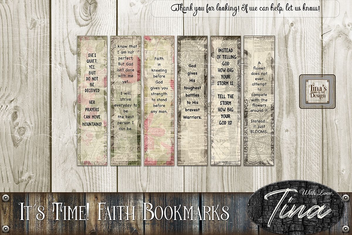 Bookmarks - 12 It's Time Newsprint Roses Lace Doily 092818IN example image 1