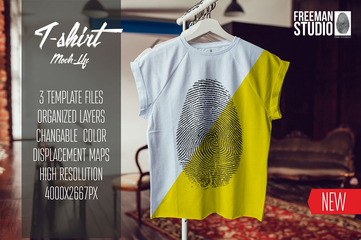 T-Shirt Mock-Up example image 1