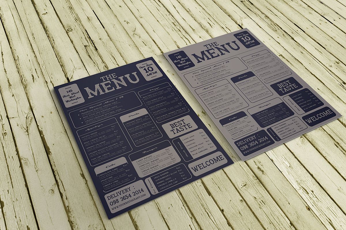 Restaurant Menu Template example image 1