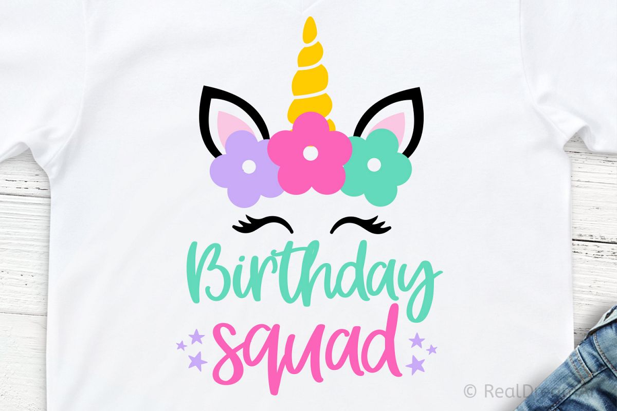 Download Unicorn Birthday Shirt Svg