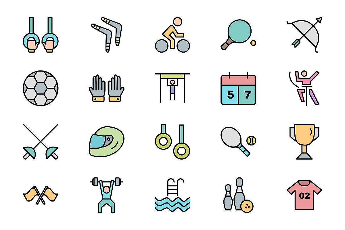Set Of Sports And Game Icons example image 1