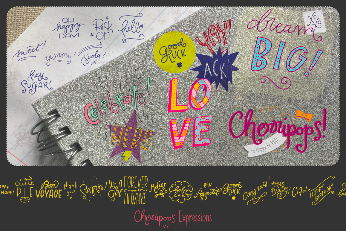 Cherripops Expressions & Ribbons - 4 pack example image 1