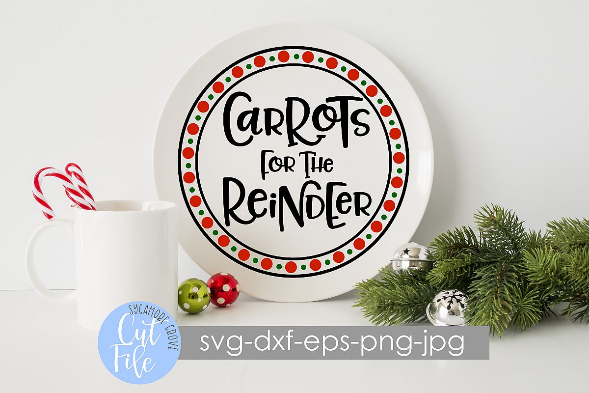 Carrots for the Reindeer | Christmas SVG example image 1