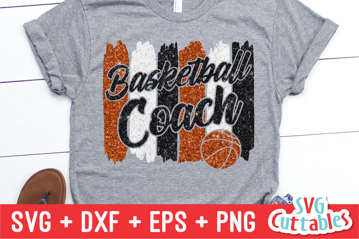 Basketball Coach | SVG Cut File example image 1