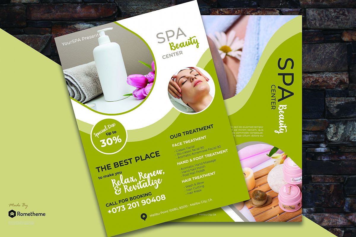 Spa flyer vol. 02 example image 1