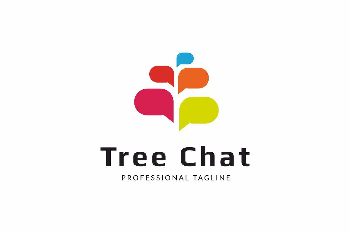 Tree Chat Logo example image 1