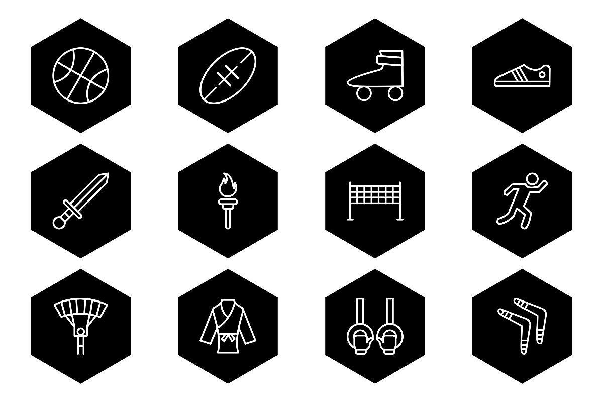 Set Of Sports And Game Icons example image 1