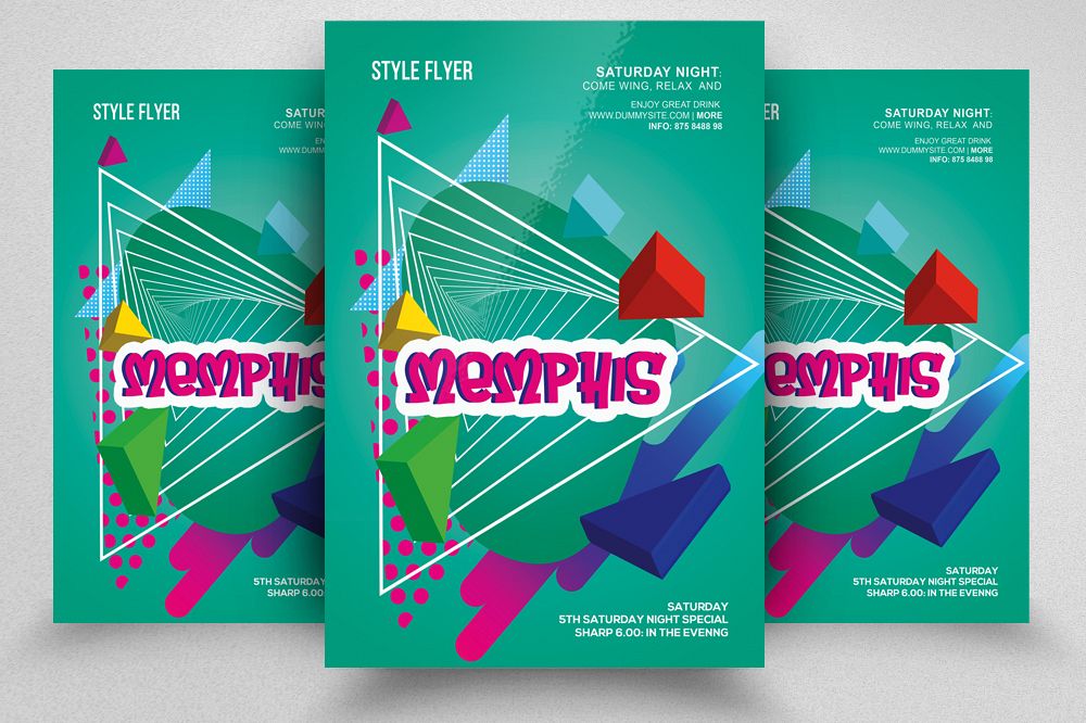 Abstract Memphis Flyer example image 1