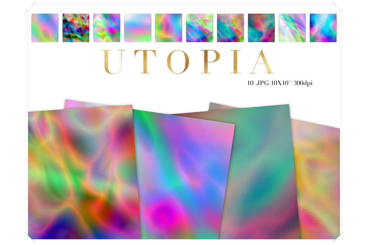Colorful Holography Papers example image 1