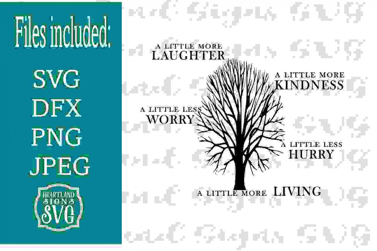 A Little More Living SVG Inspirational example image 1