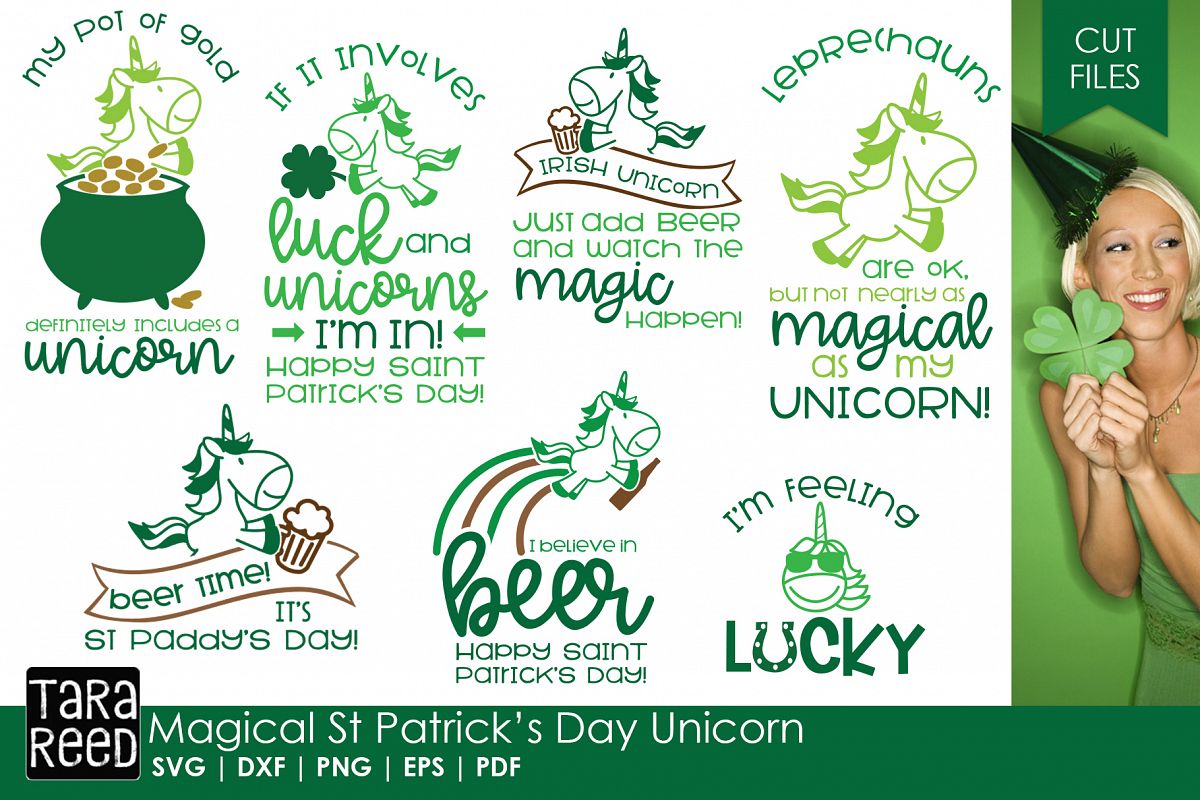 Download Magical St Patrick's Day Unicorn - St Patricks Day SVG ...