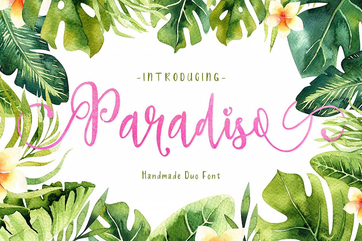 Paradiso - Fonts Duo example image 1