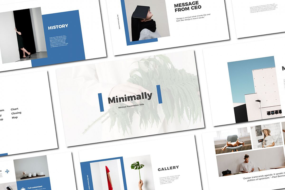 Minimally - Powerpoint Templates example image 1