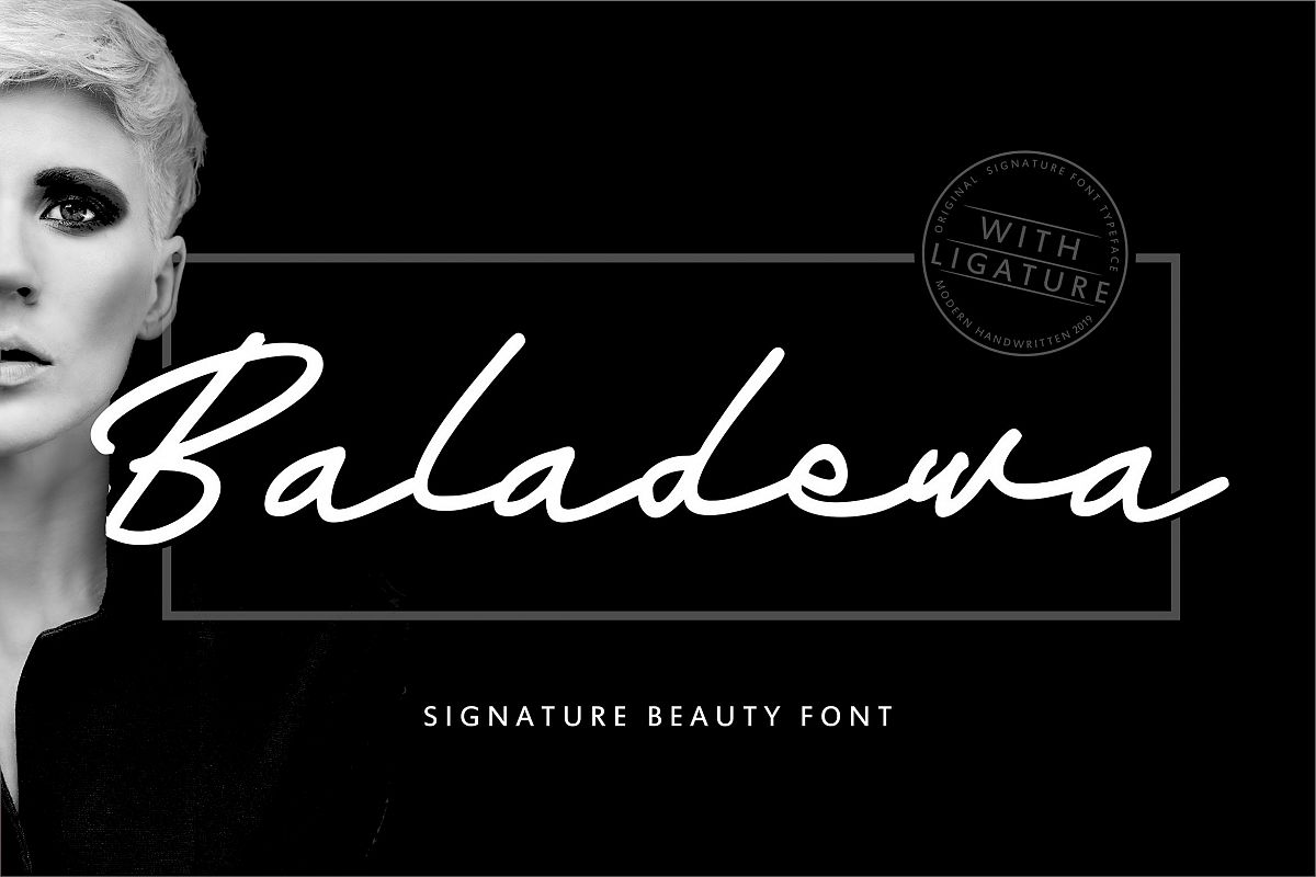Baladewa | Signature Beauty Font example image 1